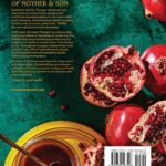 Back cover of the "Thuraya" middle eastern cookbook featuring a culinary story of a Jordanian mother and son