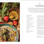 Thuraya cookbook Rashoof recipe page showing traditional Jordanian lentil and bulgur soup with ingredients list and cooking instructions