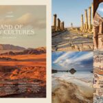 A collage of iconic Jordanian landmarks including Wadi Rum, Jerash, Petra, the Dead Sea, and Madaba mosaic map